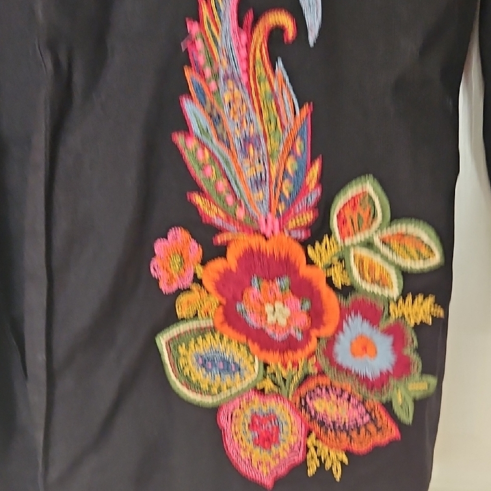 Dana Kay Vintage Embroidered Blazer Size 14 - Picture 5 of 9